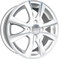 Диск R15 4x100 6J ET45 D67,1 Скад Мальта алмаз-белый