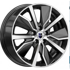 Диск R16 5x110 6,5J ET38 D65,1 K&K Гамбит (КС961) алмаз чёрный Диск R16 5x110 6,5J ET38 D65,1 K&K Гамбит (КС961) алмаз чёрный