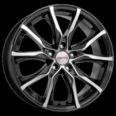 Диск R17 5x100 7,5J ET42 D67,1 K&K Твист (КС697) алмаз чёрный