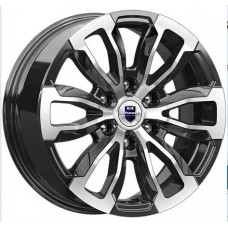 Диск R18 6x139,7 7,5J ET42 D75,1 K&K Меконг (КС959) алмаз чёрный
