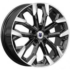 Диск R17 5x114,3 6,5J ET45 D67,1 K&K Морейн (КС1046) алмаз чёрный