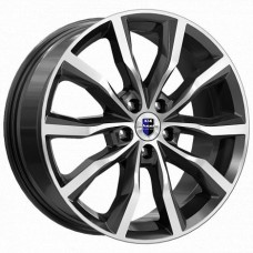 Диск R18 5x108 7,5J ET47 D60,1 K&K Портер (КС906) алмаз чёрный