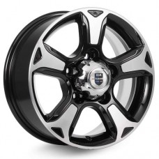 Диск R16 5x139,7 7J ET35 D98 Скад Атлант алмаз черный Диск R16 5x139,7 7J ET35 D98 Скад Атлант алмаз черный