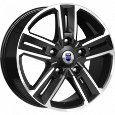 Диск R18 5x114,3 8J ET45 67,1 K&K Backfire (КС763) алмаз черный