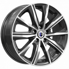 Диск R16 5x114,3 7J ET45 67,1 K&K Арнар (КС904) алмаз черный