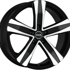 Диск R18 5x114,3 7,5J ET38 D66,1 MAK Stone 5 Black Mirror