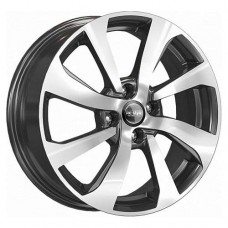 Диск R16 4x100 6J ET37 D60,1 К&К КС893 Алмаз черный