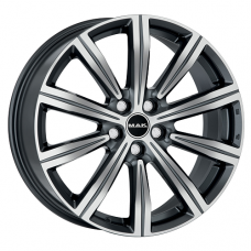 Диск R19 5x108 8,5J ET45 D63,4 MAK Birmingham Gunmetal Mirror Face
