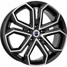 Диск R19 5x120 8,5J ET25 60,1 K&K Пандора (КС466) алмаз черный