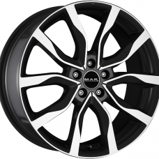 Диск R21 5x108 9J ET38,5 D63,4 MAK Highlands Black Mirror