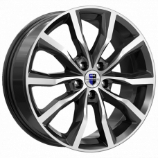 Диск R18 5x108 7,5J ET33 67,1 K&K Портер (КС906) алмаз черный