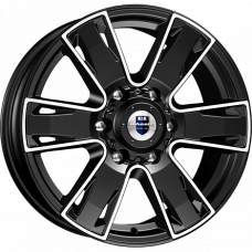 Диск R17 6x139,7 7J ET33 100,1 K&K Севенна (КС726) алмаз черный Диск R17 6x139,7 7J ET33 100,1 K&K Севенна (КС726) алмаз черный