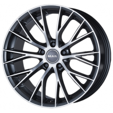 Диск R19 5x112 8,5J ET35 D76 MAK Munchen Gunmetal Mirror Face