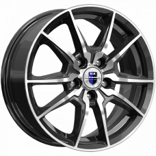 Диск R16 5x108 6,5J ET50 D63,35 К&К Адамар (КС886-10) алмаз черный