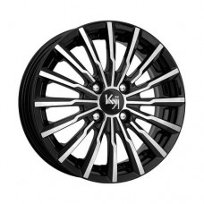 Диск R14 4x98 5,5J ET40 D58,5 К&К Акцент (КС641) Алмаз черный Диск R14 4x98 5,5J ET40 D58,5 К&К Акцент (КС641) Алмаз черный