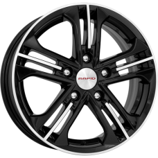 Диск R15 5x114,3 6J ET44 D67,1 K&K Trinity (КС615) Алмаз черный Оригинал