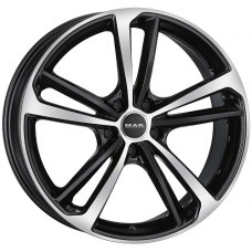 Диск R21 5x112 8,5J ET43 D66,45 MAK Nurburg Black Mirror